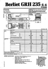Berliet porteur grh d'occasion  Ouzouer-sur-Loire