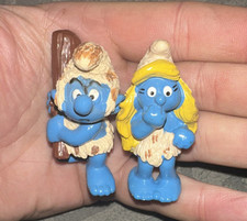 Schtroumpf couple préhistoriq d'occasion  Morestel