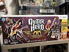 Nintendo Wii Guitar Hero AEROSMITH Gibson LES PAUL con pegatinas y correa PROBADO segunda mano  Embacar hacia Argentina