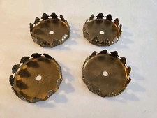 Conjunto de 4 Candelabro Vintage Abajur Bobeche Copos de Metal 3 1/2" Diâmetro comprar usado  Enviando para Brazil