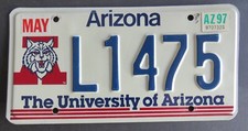 University arizona license for sale  Kuna