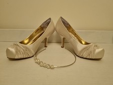 ivory pearl shoes for sale  STOKE-ON-TRENT