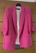 Zara pink blazer for sale  LONDON