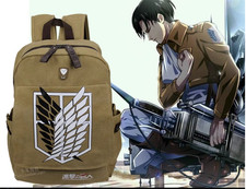 Usado, Attack on Titan Backpacks School Shoulder Bags Student Cosplay Travel Bag Gift comprar usado  Enviando para Brazil