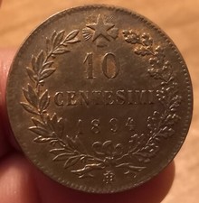 Moneta centesimi 1894 usato  Olbia