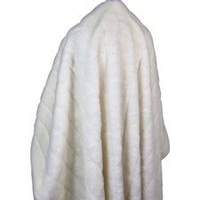 Faux fur white for sale  LUTON