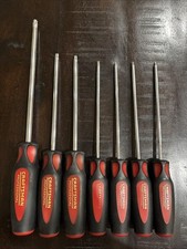 Conjunto de chaves de fenda Craftsman Professional cabo preto e vermelho 7 peças TORX comprar usado  Enviando para Brazil