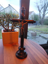 Crucifix pied ancien d'occasion  Corbeil-Essonnes