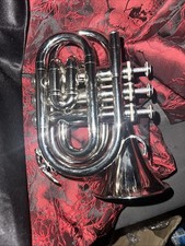 Silver pocket trumpet for sale  Fullerton
