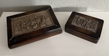 Holzkiste versilbertem relief gebraucht kaufen  Gangelt