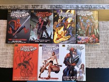 Lote de capa dura Amazing Spider-Man novo em folha da era do dia TPB Premiere - 7 livros, usado comprar usado Lote de capa dura Amazing Spider-Man novo em folha da era do dia TPB Premiere - 7 livros, usado comprar usado  Enviando para Brazil