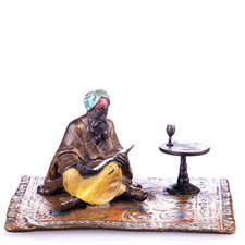 Bronzefigur sitzender araber gebraucht kaufen  Recklinghausen