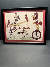 Usado, Parede de arte vintage com estampa St Louis Cardinals 15” X 12” comprar usado  Enviando para Brazil