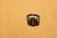Bernstein ring 925er gebraucht kaufen  Bad Waldsee