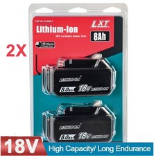 2X Oryginalny akumulator 18V / 8,0Ah BL1860B do Makita 197422-4 BL1850 BL1830- Zestaw 2 szt. - na sprzedaż  Wysyłka do Poland