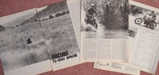 Anúncio impresso teste motocicleta Suzuki TS 400 J Apache 7 páginas 1972  comprar usado  Enviando para Brazil