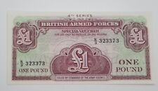 1962 - Forças Armadas Britânicas, Reino Unido - £1 (uma) libra voucher Wor (P-M36a) comprar usado  Enviando para Brazil