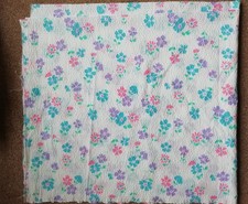 Cotton seersucker floral for sale  ORKNEY