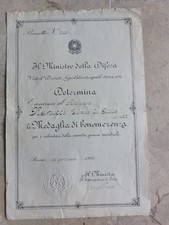Ww2 partigiani diploma usato  Roma