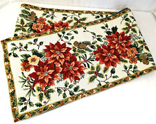 Christmas poinsettia woven for sale  Rockford