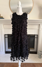 Vestido justo Max Studio bordado 3D floral preto tamanho P festa comprar usado Vestido justo Max Studio bordado 3D floral preto tamanho P festa comprar usado  Enviando para Brazil
