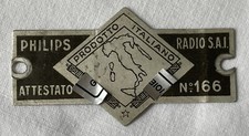 Placca etichetta philips usato  Valenza