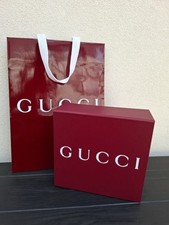Authentic gucci box usato  Roma
