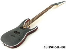 Guitarra Ibanez RGA742FM 7 cordas CORPO + PESCOÇO cinza transparente plana comprar usado  Enviando para Brazil