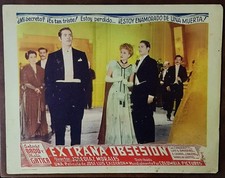 Cartão lobby original 1947 Malu Gatica & Antonio Badu EXTRANA OBSESION 11865, usado comprar usado  Enviando para Brazil