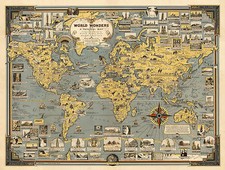 Vintage map wonders for sale  Clarkston