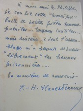Autographe . . d'occasion Autographe . . d'occasion  La Madeleine