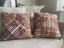 Hermes fabric cushion for sale  KINGSTON UPON THAMES