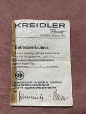 Betriebserlaubnis kreidler flo gebraucht kaufen  Kulmbach