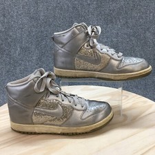 Tênis Nike Feminino 11 Dunk High Top Brilhante 325203-001 Cinza Metálico comprar usado  Enviando para Brazil