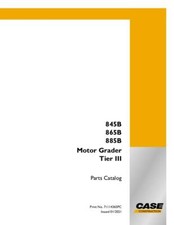 Usado, CAIXA 845B, 865B, 885B MOTONIVELADORA NÍVEL III CATÁLOGO DE PEÇAS comprar usado  Enviando para Brazil