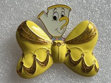 Pin Chip Bow Beauty and the Beast DSF DSSH Disney LE 400 2016 comprar usado  Enviando para Brazil