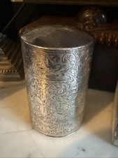 Garrafa de sais de prata esterlina DH Edwardian, fabricante GEW, Birmingham 1901, usado comprar usado  Enviando para Brazil