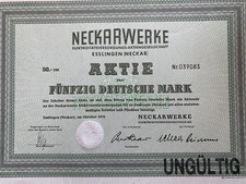 Neckarwerke esslingen aktie gebraucht kaufen  Wertheim