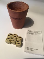 Knobelbecher würfel rolinck gebraucht kaufen  Emsdetten