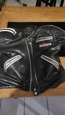 Blouson moto cuir d'occasion  Saint-Pierre-de-Plesguen