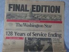 Washington star newspaper for sale  Melbourne