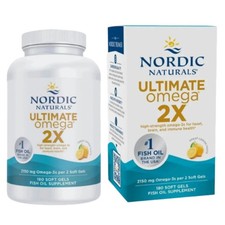 Nordic Naturals Ultimate Omega 2X Softgels, 2150 Mg, Fish Oil, 180 Ct comprar usado  Enviando para Brazil