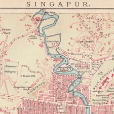 Singapore map lithography for sale  Manville