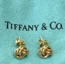 tiffany twist knot earrings for sale  Lakeland
