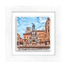 Lupia quadro ceramic usato  San Cassiano