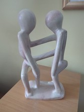 Soapstone sculpture couple for sale  NORTHAMPTON