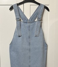 Topshop denim pinafore for sale  NORWICH