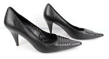 Escarpins pointus cuir d'occasion  La Roche-Posay