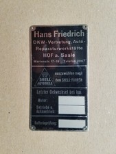 Blechschild ölwechsel autohau gebraucht kaufen  Schwarzenbach am Wald