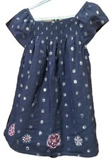 Usado, Blusa bordada cintilante azul marinho feminina infantil tamanho M (7/8) comprar usado  Enviando para Brazil